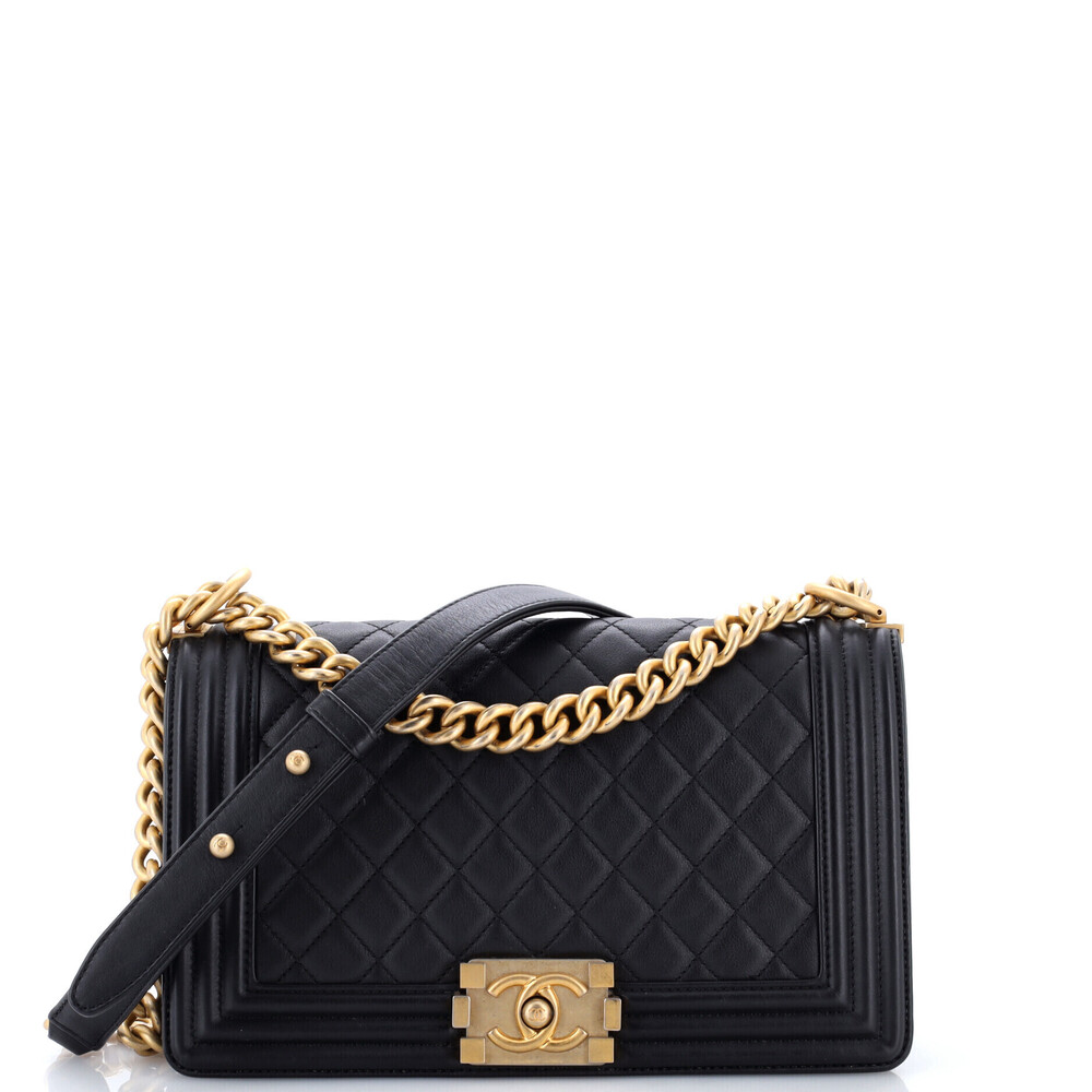 Chanel Old Medium Boy Flap Bag